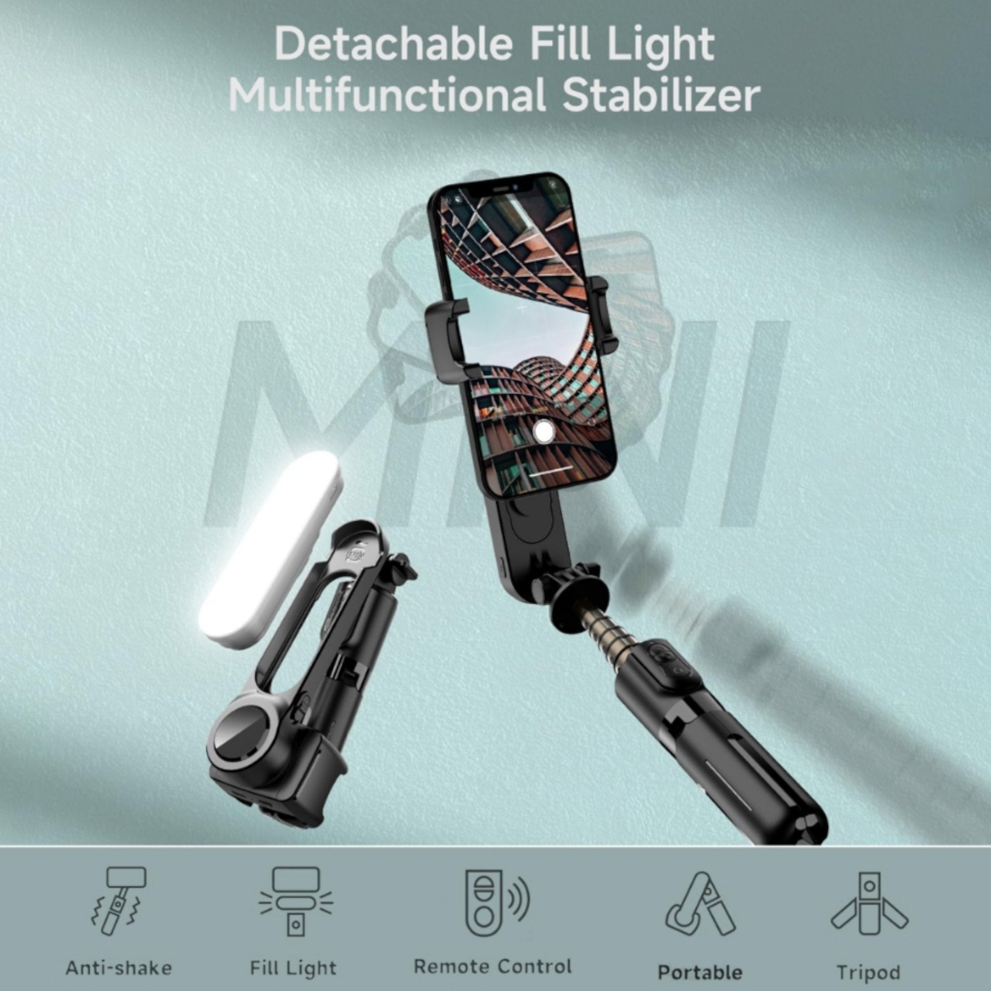 Kreativni stabilizator za telefon s funkcionalnim tripodom