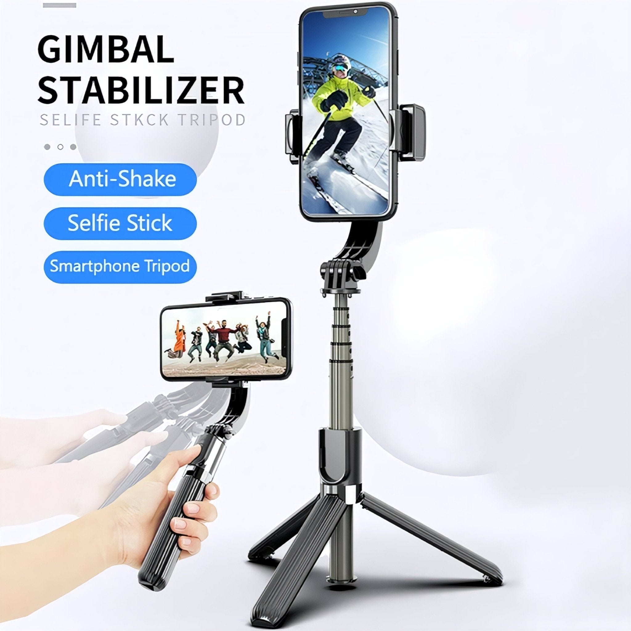 Kreativni stabilizator za telefon s funkcionalnim tripodom