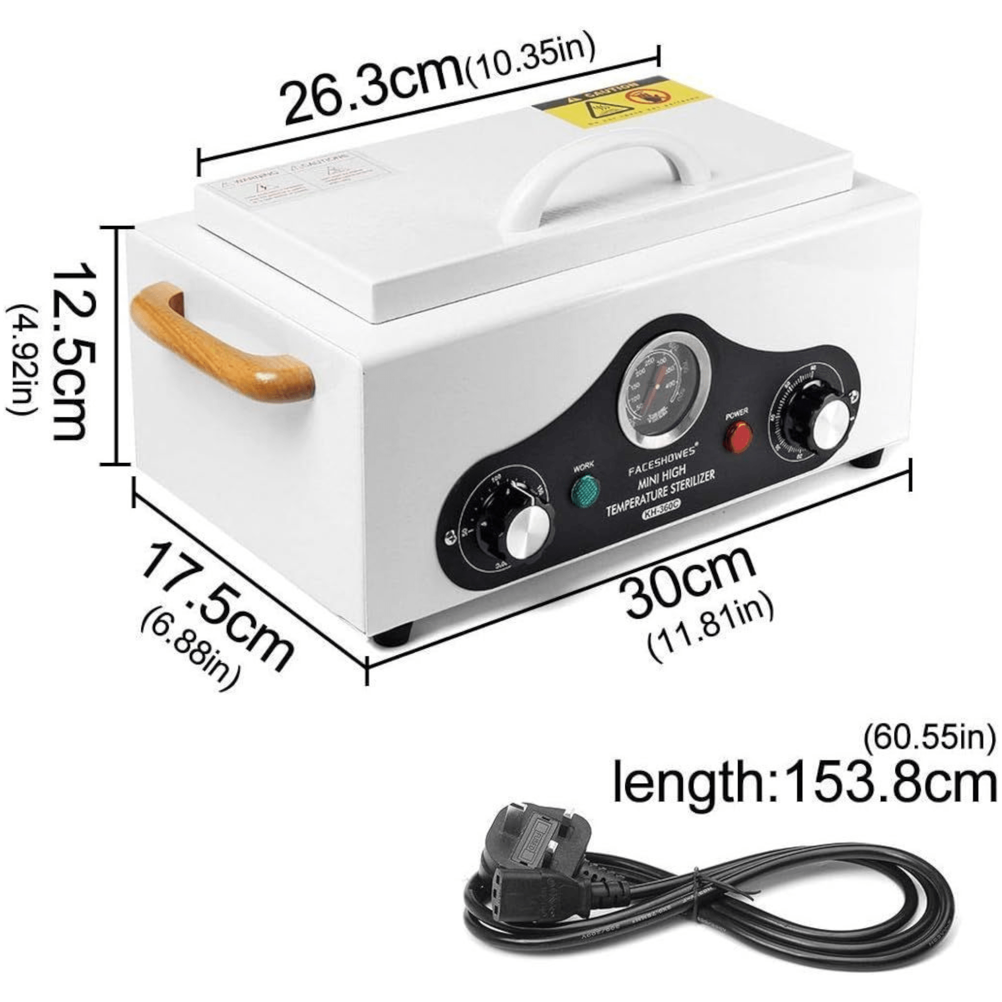 Professional Steel Sterilizer 500W "KH-360C" for Unmatched Hygiene