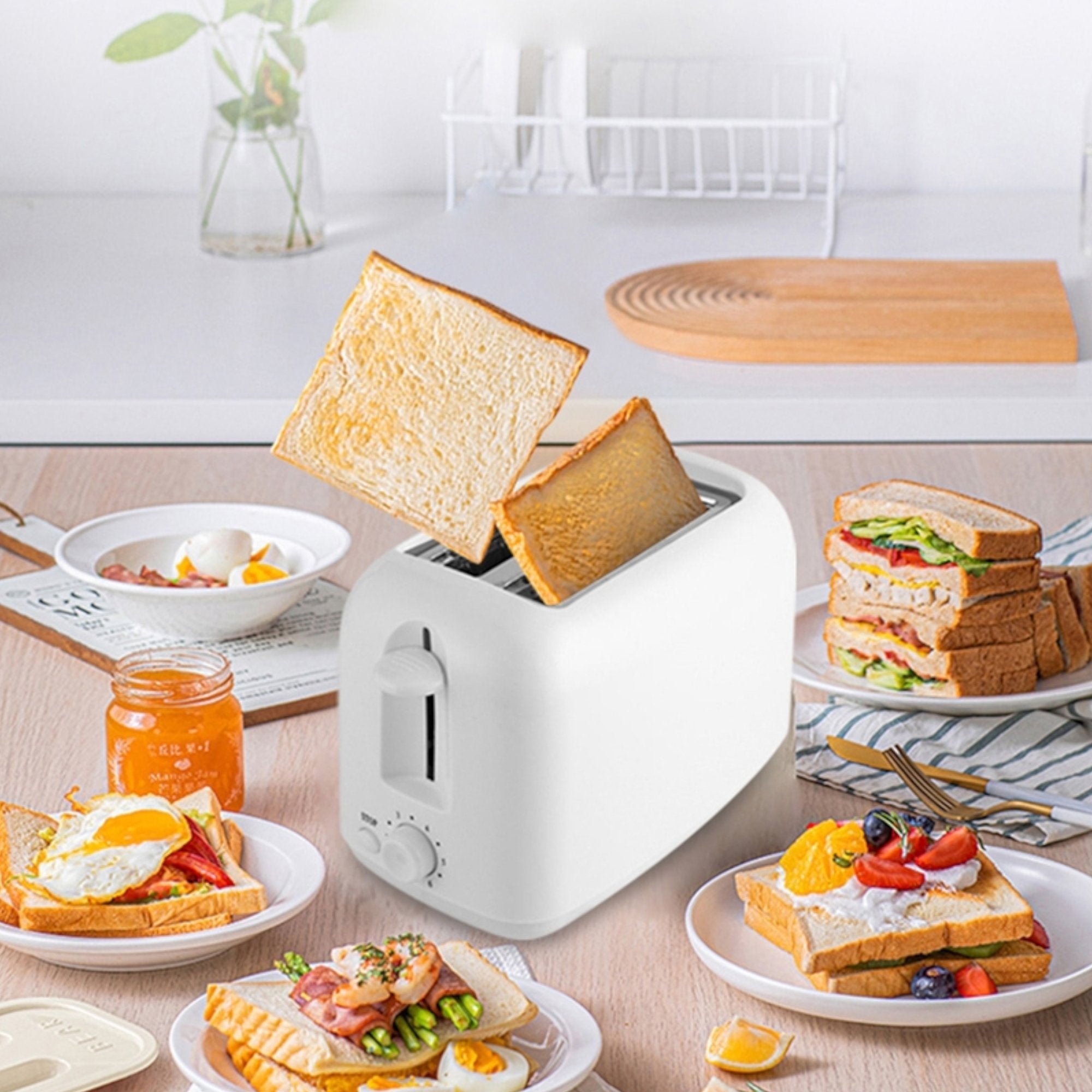 Powerful 650W Toaster for Perfectly Crispy Toast