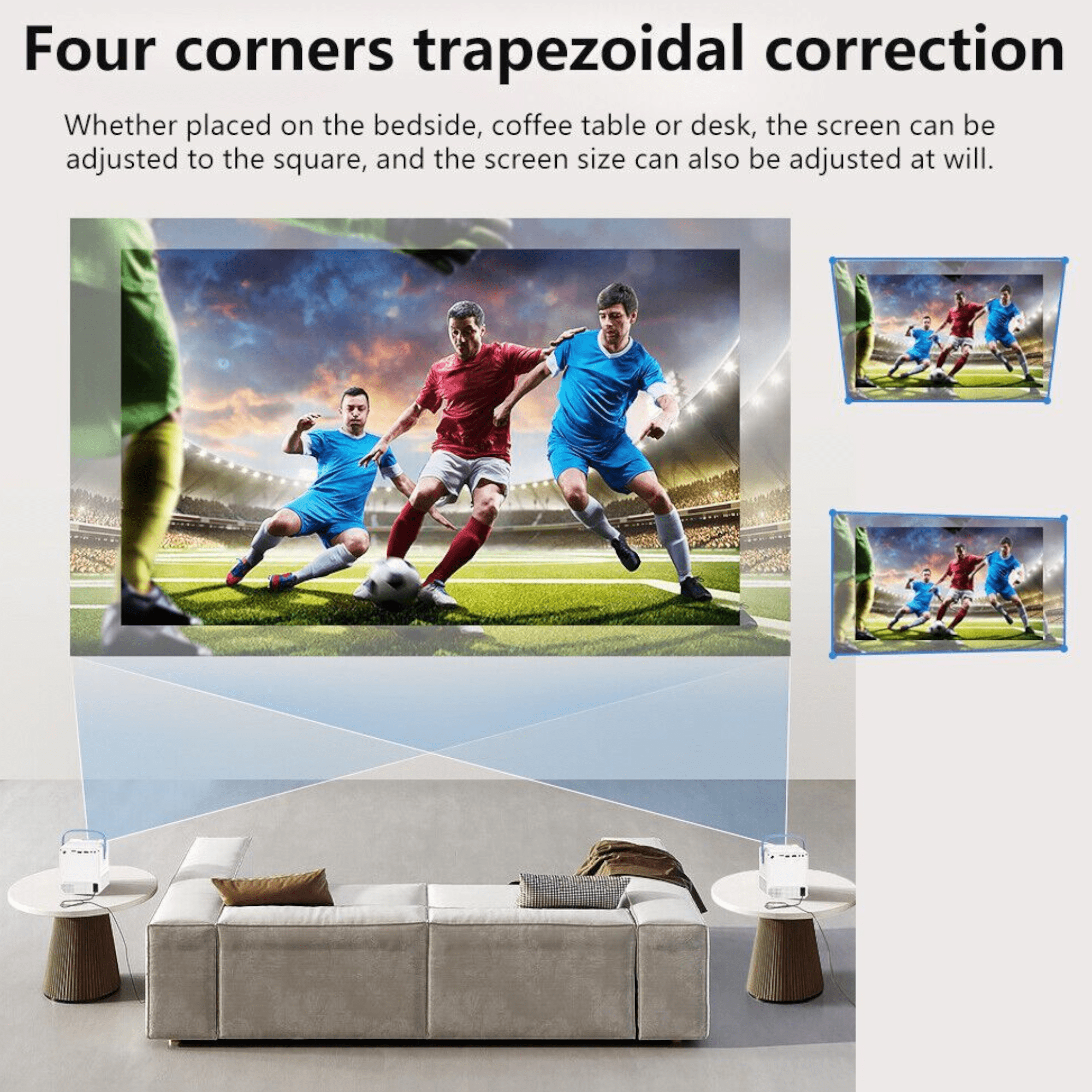 Erleben Sie atemberaubende Bilder mit unserem Ultra HD 4K Projektor mit WIFI!