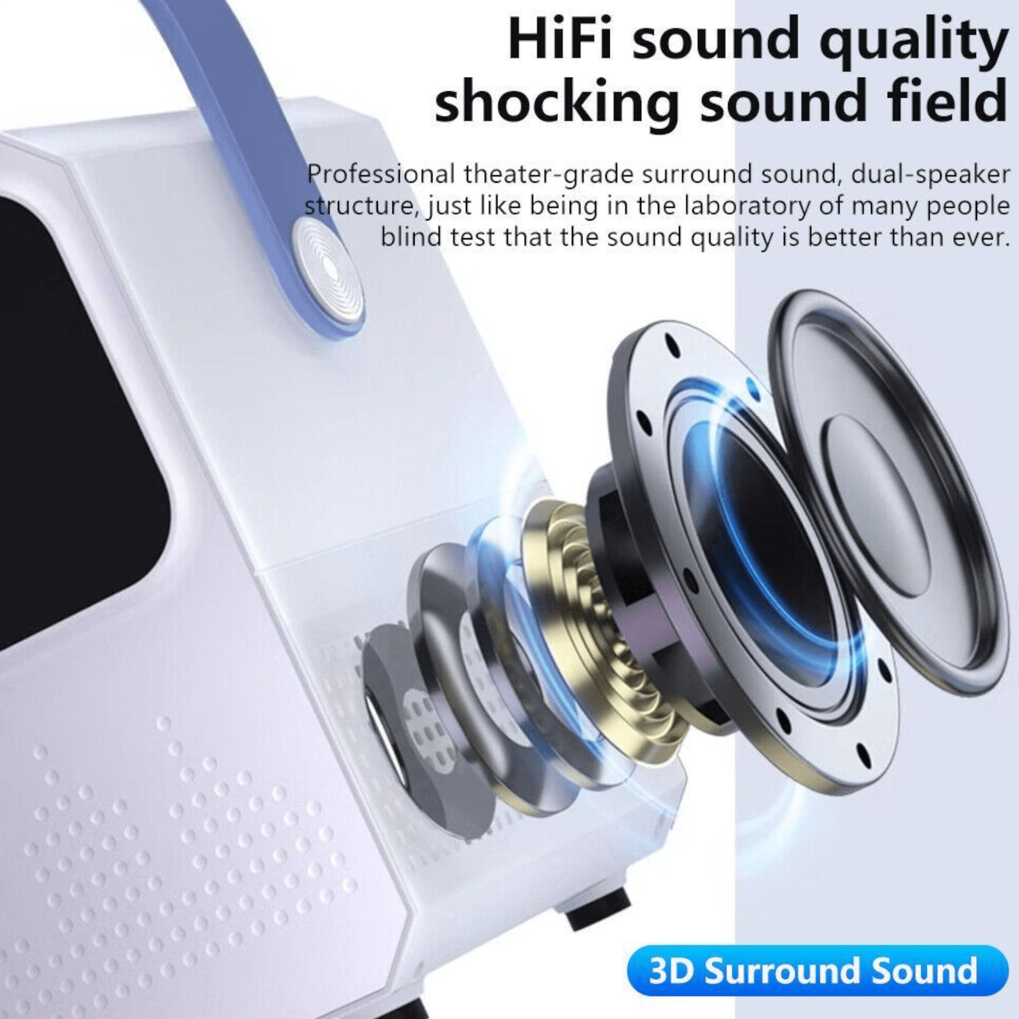 Erleben Sie atemberaubende Bilder mit unserem Ultra HD 4K Projektor mit WIFI!
