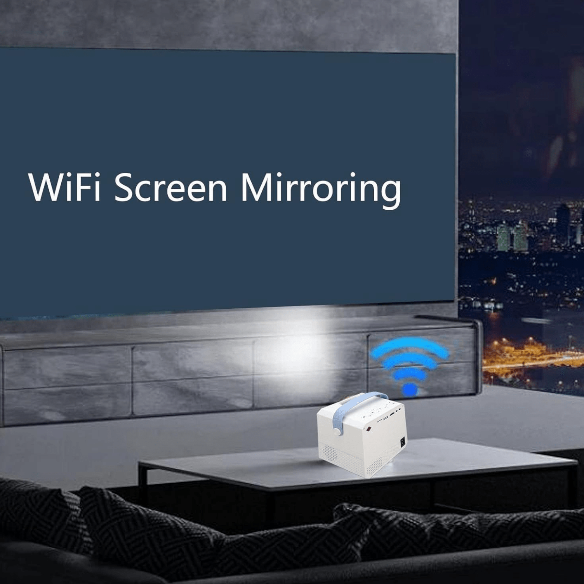 Erleben Sie atemberaubende Bilder mit unserem Ultra HD 4K Projektor mit WIFI!