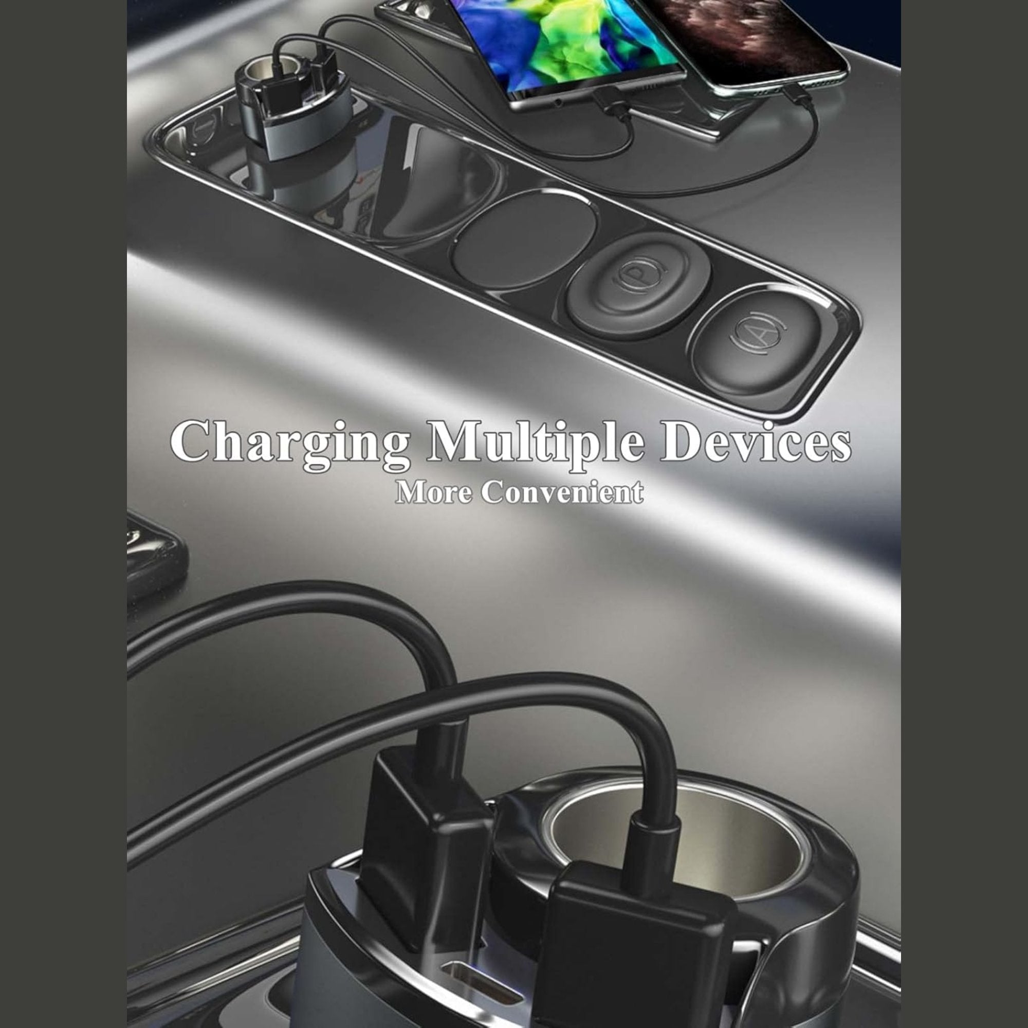 Ultra Brzi USB Adapter za Auto Punjač "SC-104" - Napunite Vaš Uređaj u Trenutku!