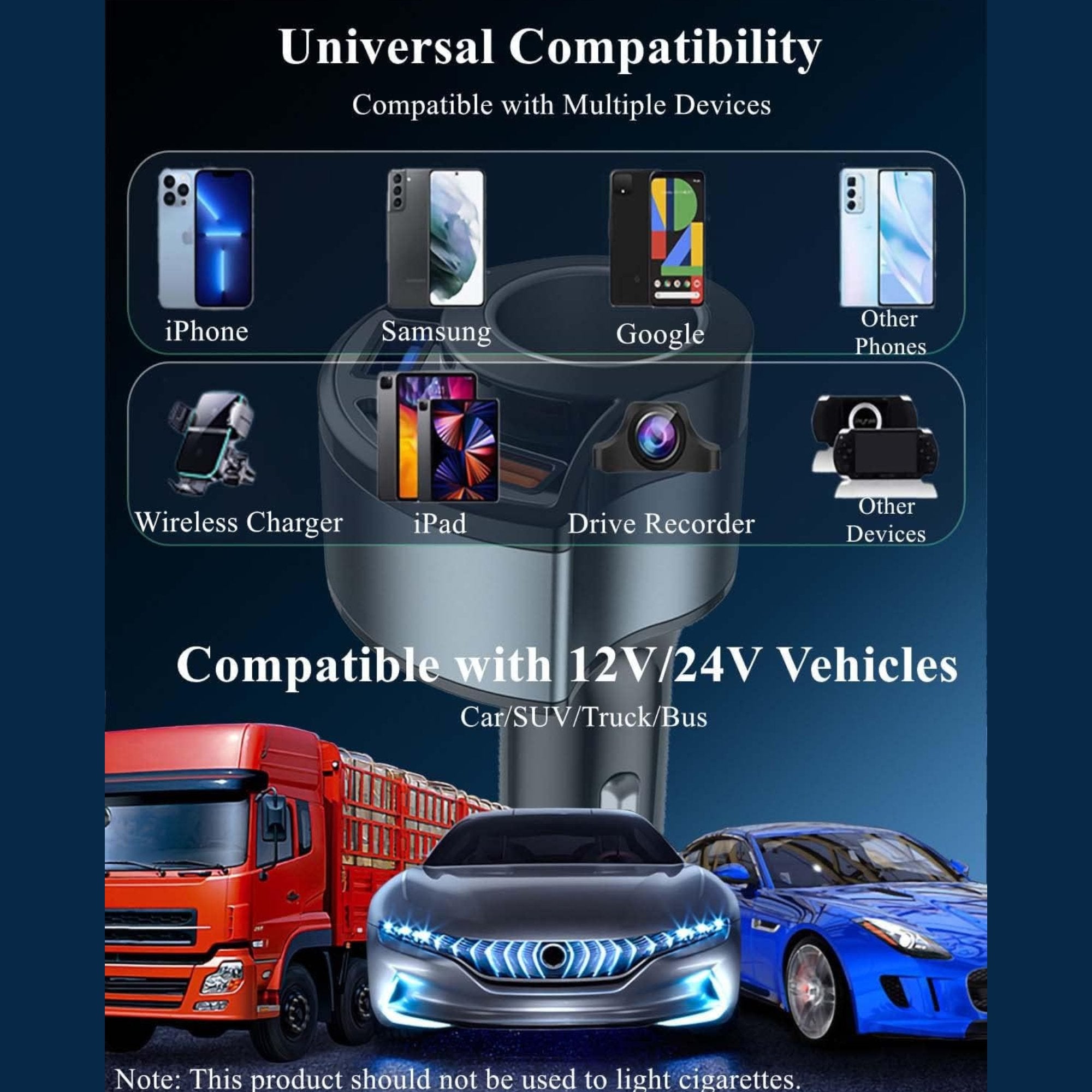 Ultra Brzi USB Adapter za Auto Punjač "SC-104" - Napunite Vaš Uređaj u Trenutku!