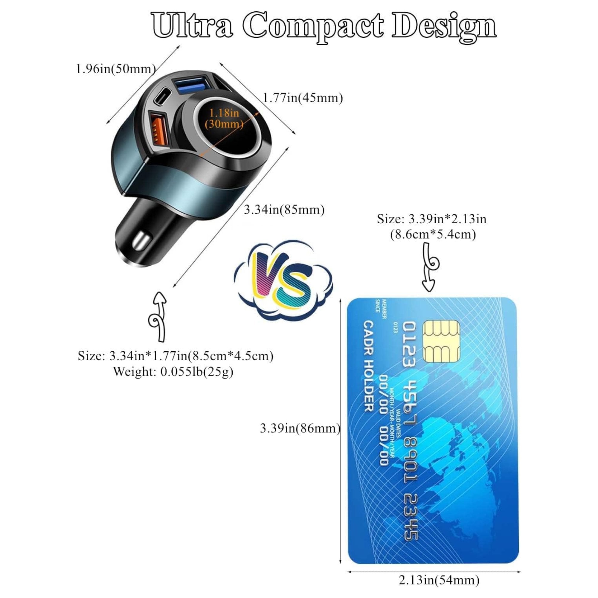 Ultra Brzi USB Adapter za Auto Punjač "SC-104" - Napunite Vaš Uređaj u Trenutku!