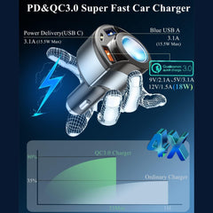 Ultra Brzi USB Adapter za Auto Punjač "SC-104" - Napunite Vaš Uređaj u Trenutku!
