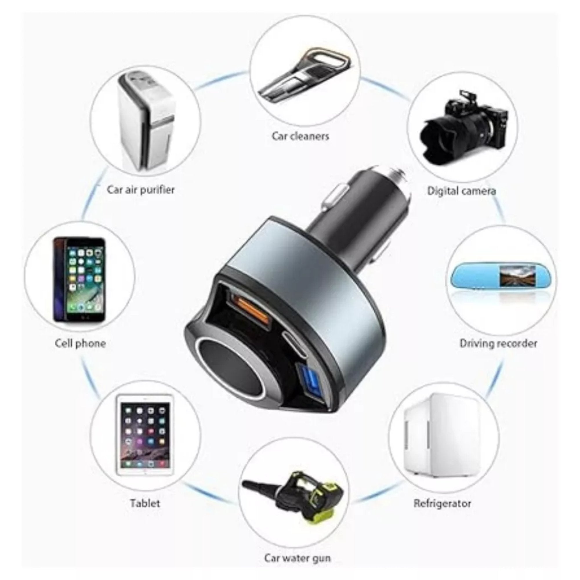 Ultra Brzi USB Adapter za Auto Punjač "SC-104" - Napunite Vaš Uređaj u Trenutku!