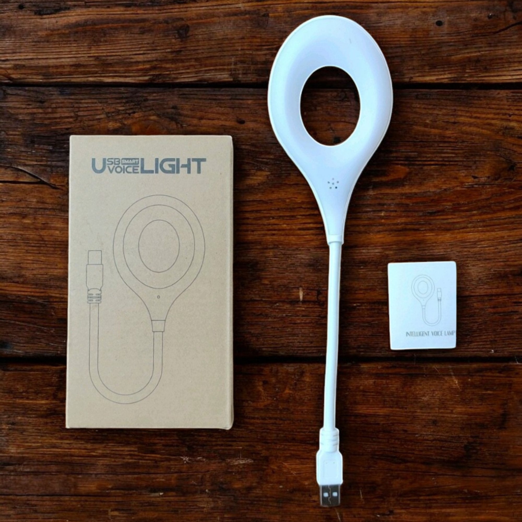 Luz Inteligente con USB y Control de Voz