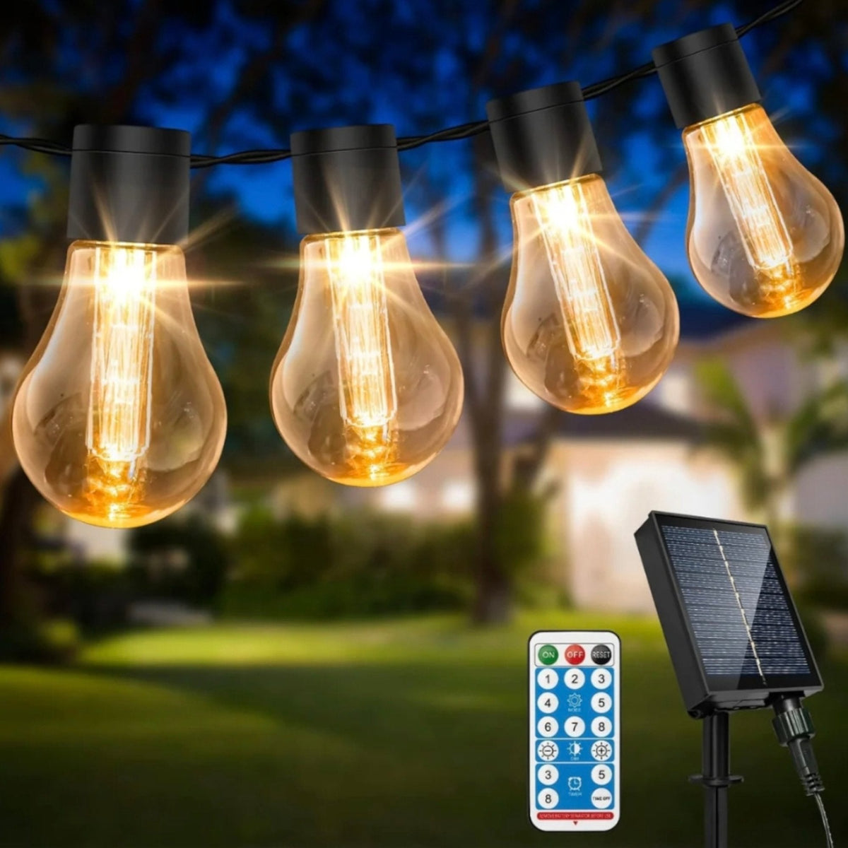 Osvježite svoj prostor s 10m vanjskih Solarnih LED Sijalica "Rixme