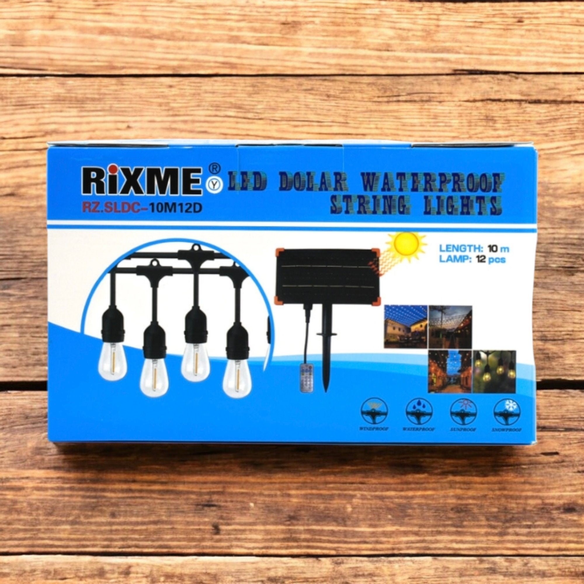 Osvježite svoj prostor s 10m vanjskih Solarnih LED Sijalica "Rixme