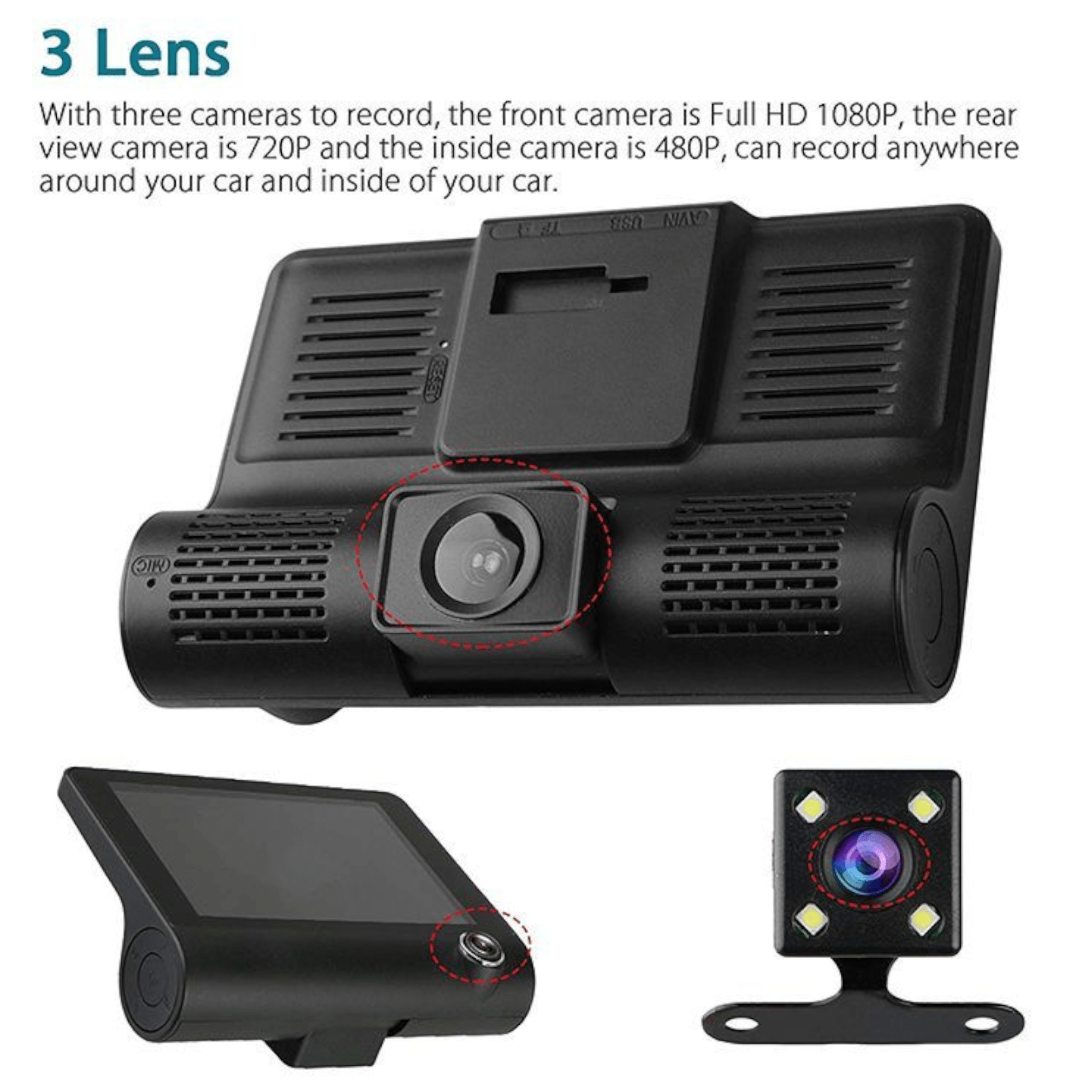 KameraAuto DVR Full HD 1296P - capturing every moment in stunning clarity
