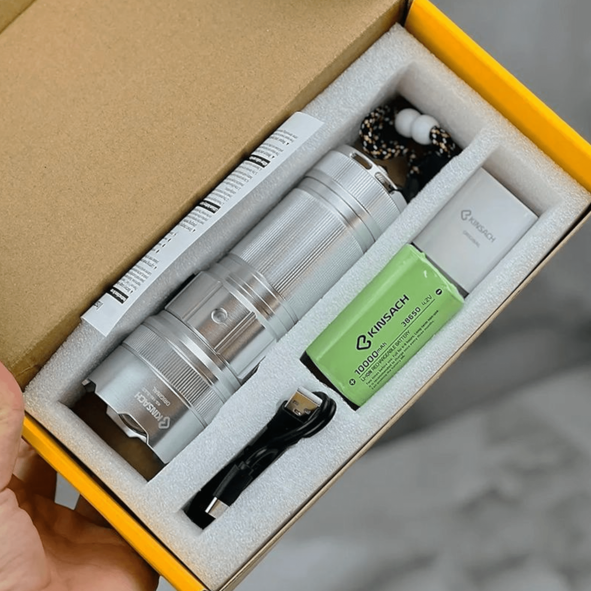 Powerful Multi-Functional LED Flashlight Model 9035