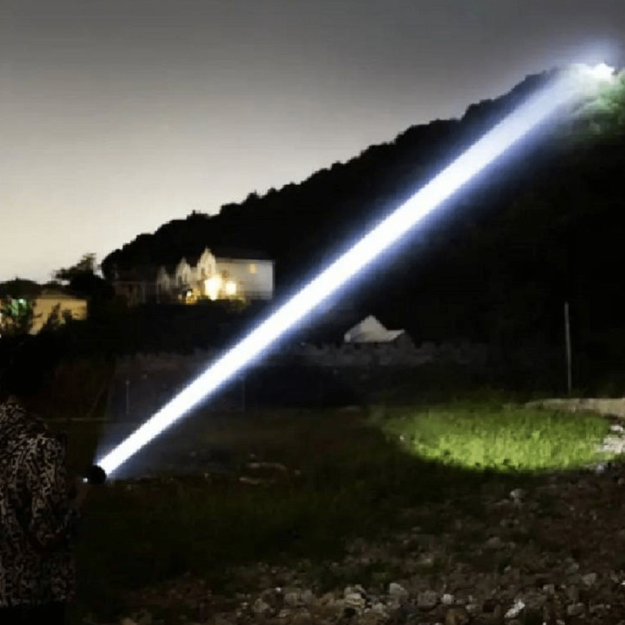 Powerful Multi-Functional LED Flashlight Model 9035
