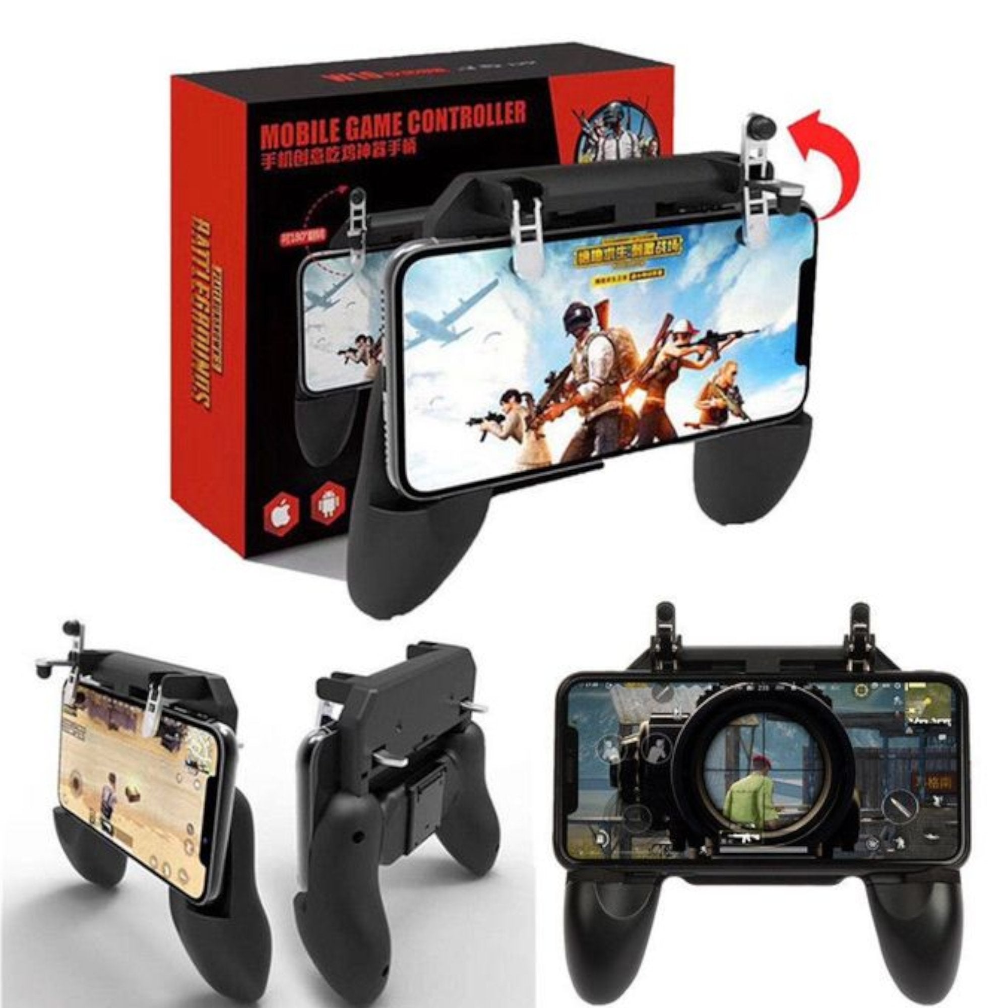 Zabavni W10 PUBG mobilni kontroler za vrhunski gaming doživljaj