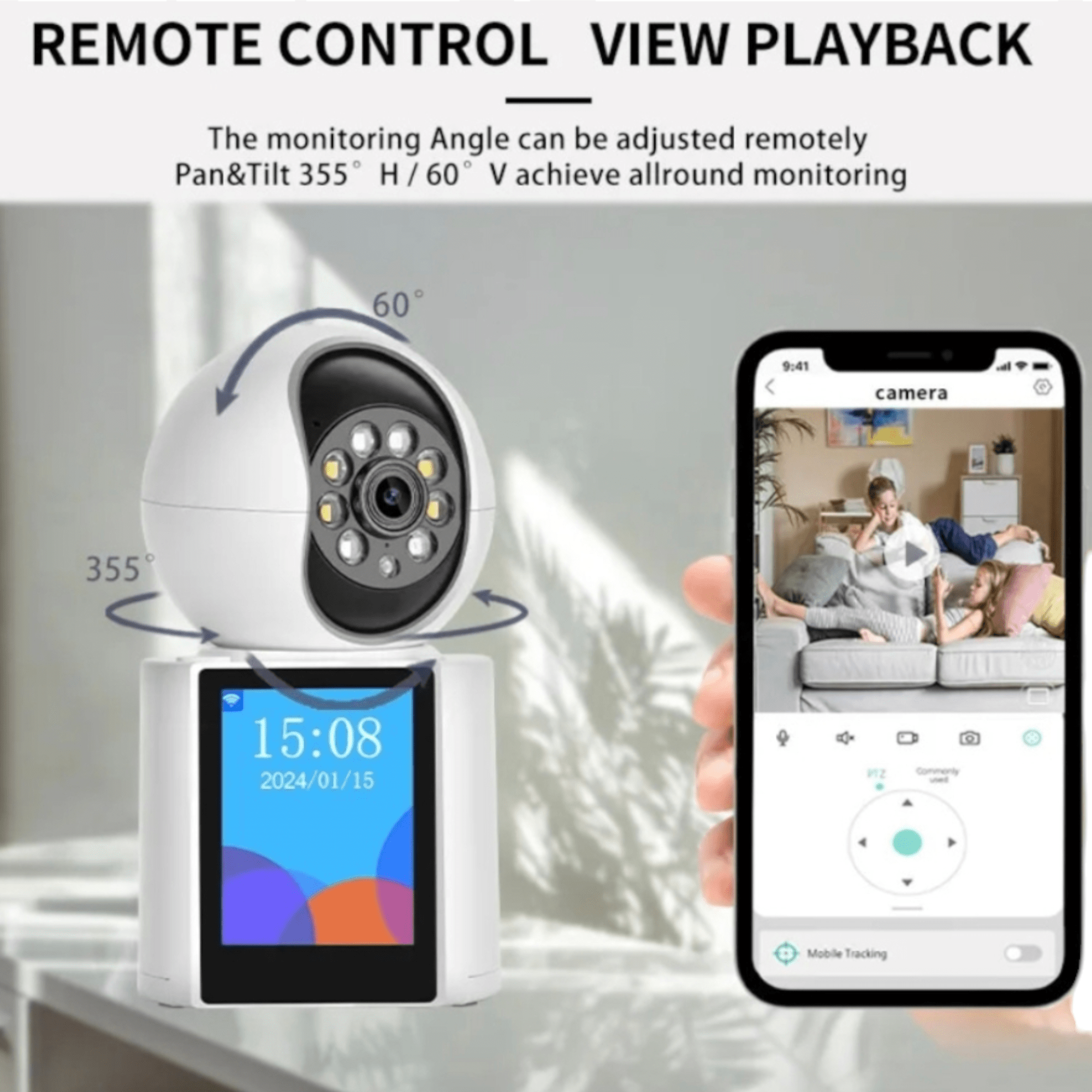 Pametna WiFi IP Kamera sa Video Pozivom i Interaktivnim Display-em (icsee)