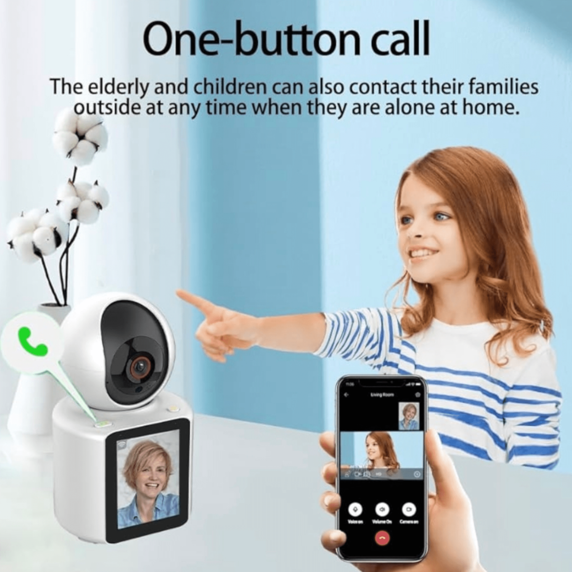 Pametna WiFi IP Kamera sa Video Pozivom i Interaktivnim Display-em (icsee)
