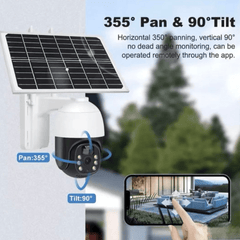 Wireless Solarna PTZ Kamera s Besplatnom 64GB Memorijskom Karticom