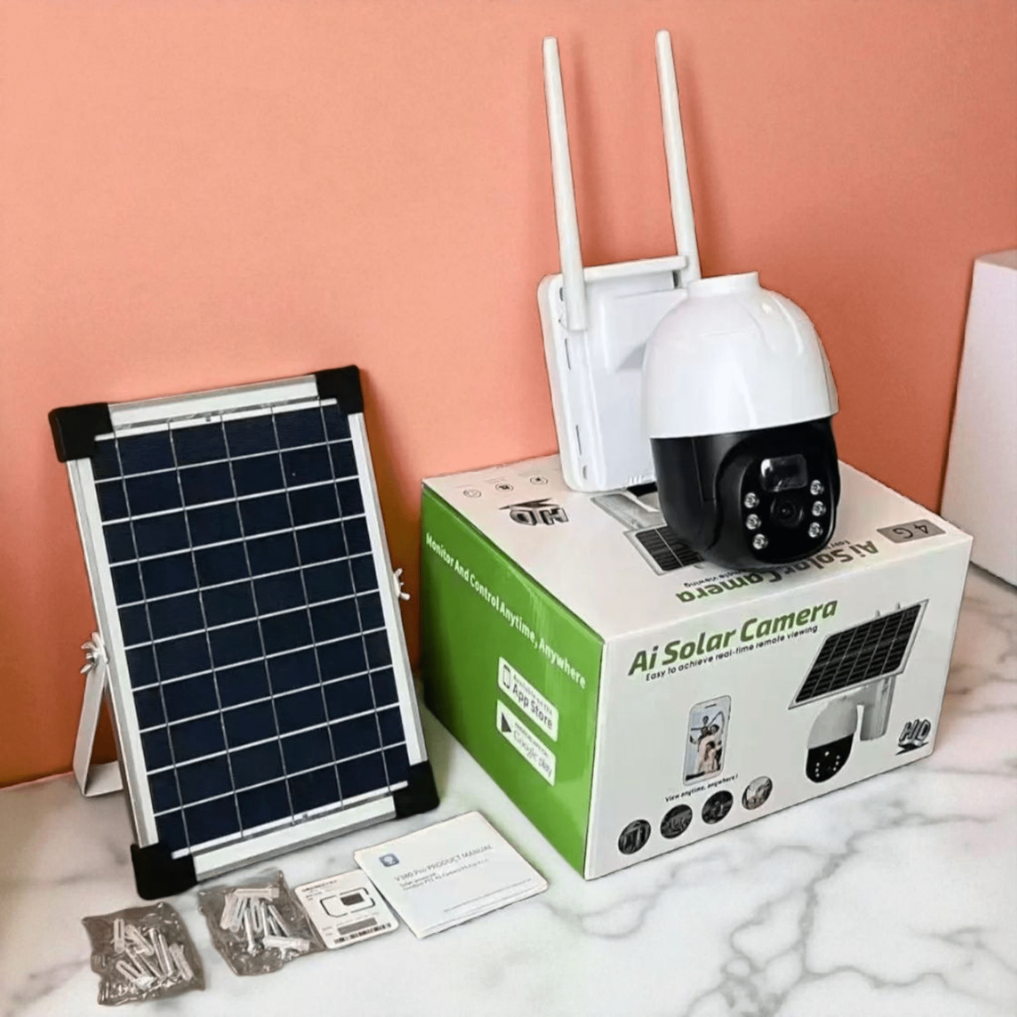 Wireless Solarna PTZ Kamera s Besplatnom 64GB Memorijskom Karticom