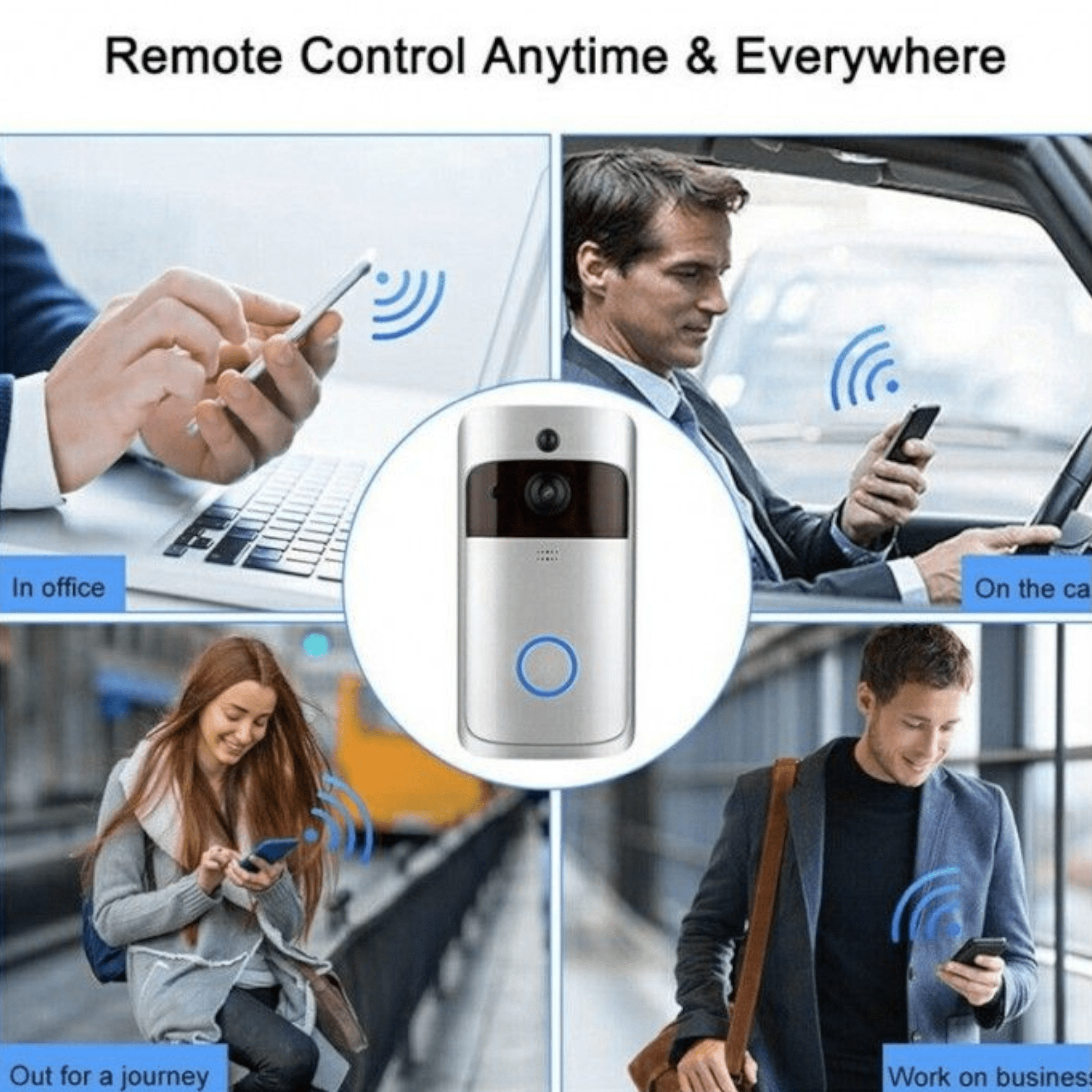 Bežično WiFi Video Zvono za Vrata - Moderni Sigurnosni Sistem