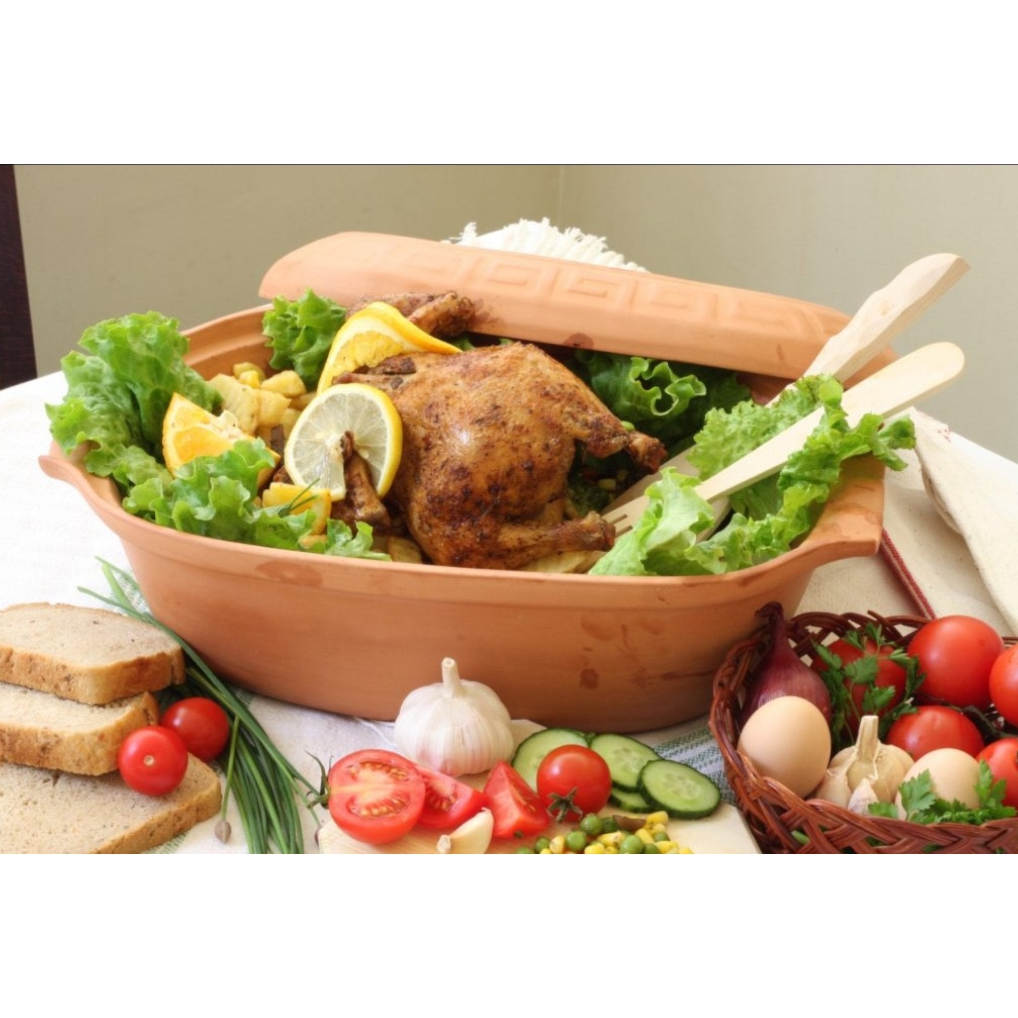 Prostrani Zemljani Pekač od 5L za Nepogrešive Delicije