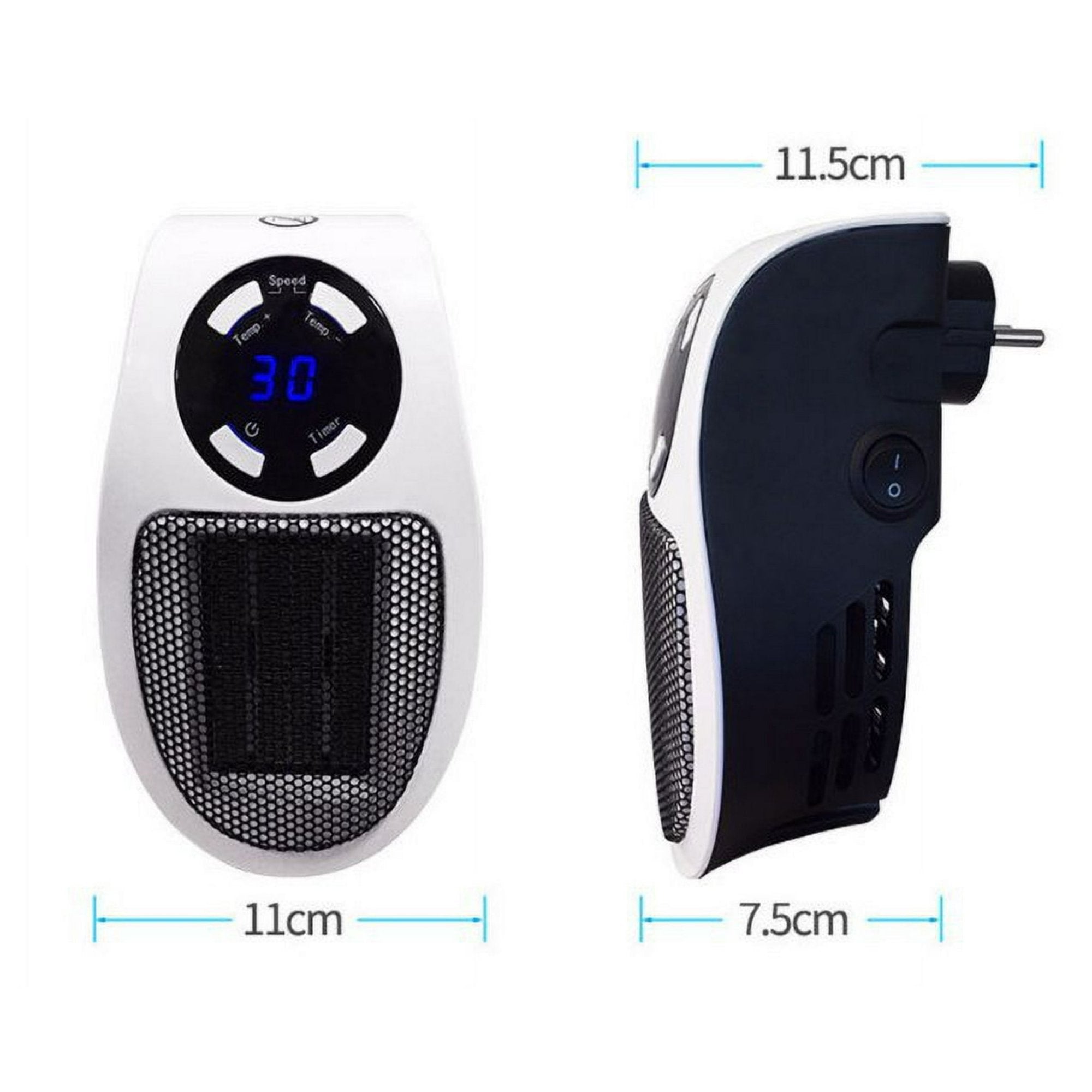Kompaktna Zidna Grijalica 1200W za Udobnost i Toplinu